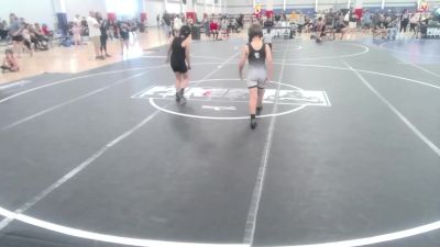 87 lbs Rr Rnd 1 - Gia Armenta, Relentless vs Benjamin Cappellini, North Valley RTC