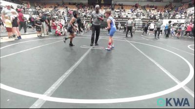 76 lbs Quarterfinal - Kandon Doran, Choctaw Ironman vs Kyzer Sanders, Standfast