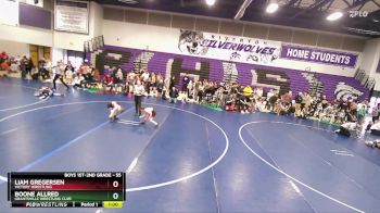 55 lbs Cons. Round 2 - Liam Gregersen, Victory Wrestling vs Boone Allred, Grantsville Wrestling Club