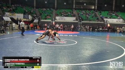 1A-4A 165 Cons. Round 4 - Christian Maroyka, St. John Paul II vs CHRISTOPHER THORNTON, Weaver