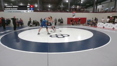 125 kg Cons. Quarters - Joshua Terrill, Michigan Wrestling Club vs Carter Blough, Laker Wrestling Club