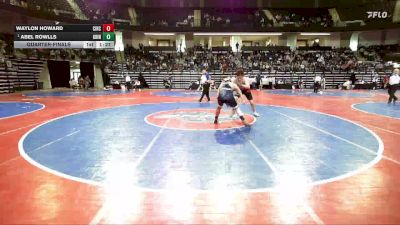 180 lbs Quarterfinal - Waylon Howard, Circle Training Center Wrestling vs Abel Rowlls, Grindhouse Wrestling