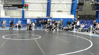 133 lbs Cons. Round 2 - Stone Farnsworth, Castleton vs Rian Kirker, Utica