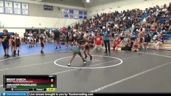 56 lbs Round 3 - Abraham Magdaleno, Dog Pound vs Brady Garcia, Hemet Youth Wrestling Club
