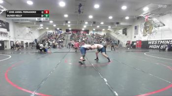 285 lbs Champ. Round 1 - Oliver Kelly, Quartz Hill vs Jose Angel Fernandez, La Quinta/LQ