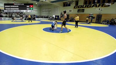 141 lbs Round Of 32 - Josiah Gonzales, Fort Lupton (CO) vs Ryan DeGeorge, Delbarton (NJ)