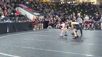 132 lbs Finals (1st & 3rd) - Finn Crawford, Independence vs Linden Phetxoumphone, Clarion-Goldfield-Dows