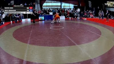 71kg 3rd Place Match - David Jung, Sackville Wrestling Club vs Max Kershaw, Saskatoon Junior Huskies