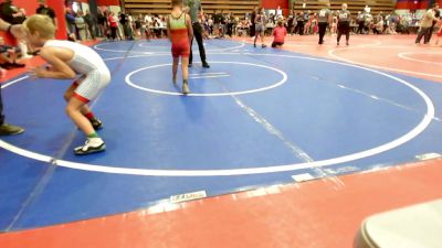 73 lbs Round Of 16 - Kason Harper, Collinsville Cardinal Youth Wrestling vs Grant Hatfield, Coweta Tiger Wrestling