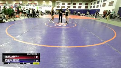 131 lbs Champ. Round 3 - Jamie Laswell, Fort Hays State vs Cayden Condit, Lindenwood University