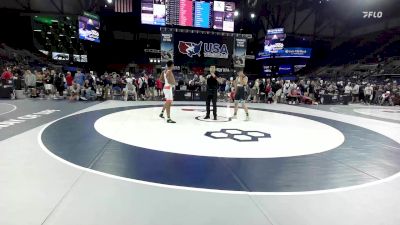 150 lbs Cons. Rd Of 64 - Cade Johnston, CA vs Payton Martindale, ID