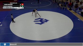 197 lbs Quarterfinal - Isaiah Manning, Greensboro College vs Gavin Wagner, Elizabethtown College