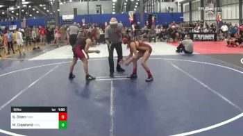 92 lbs Rr Rnd 4 - Saphira Olsen, Forest City Indians vs Mialee Copeland, Purler Wrestling