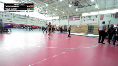 100 lbs Quarterfinal - Alyse Domingo, Washington (Fremont) vs Allie Bartley, Del Norte (Cresent City)