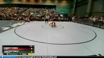 157 lbs Cons. Round 7 - Garrett Forbes, La Pine vs Christian Pebley, Ponderosa