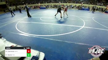 160 lbs Quarterfinal - Rylie Carmine, Amped Wrestling Club vs Gage Davis, Oklahoma Wrestling Academy