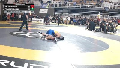 120 lbs Consi Of 16 #2 - Ryley Correll, Brentwood Academy vs Tyler Verceles, Loyola Blakefield