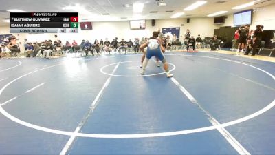215 lbs Cons. Round 4 - Isaiah Aguirre, Central Union vs Matthew Olivarez, La Mirada