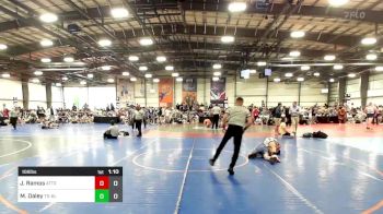 106 lbs Rr Rnd 1 - Jaxon Ramos, Attrition Wrestling Gold vs Michael Daley, Triumph Blue