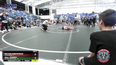 92 lbs Placement (4 Team) - Peyton Kirkpatrick, Slyfox Black vs Paul Donnici, Victory Wrestling