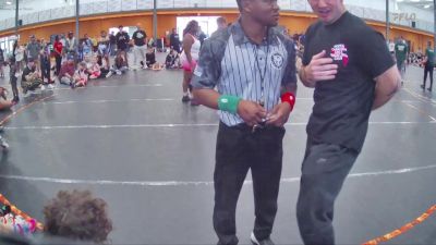 Round 1 (4 Team) - Sarah Hodge, Team Palmetto Pink vs Daniella Jenkins, NC Girls Wrestling Club