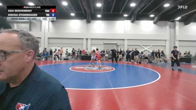 157 lbs Quarters - Abai Beishembiev, Palm Academy vs Joshua Stonebraker, Triangle Wrestling Academy