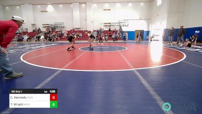 115 lbs Rr Rnd 1 - Charlie Kay Kennedy, Standfast vs Tess Wright, Weatherford Youth Wrestling