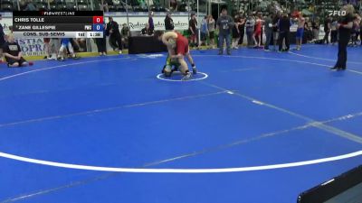 132 lbs Cons. Sub-semis - Chris Tolle vs Zane Gillespie, Premier Wrestling Center