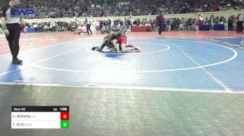 123 lbs Round Of 128 - Craig Willette, Elgin Wrestling vs Trevalyn Ortiz, Enid Junior High