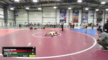 84 lbs Rd# 10- 4:00pm Saturday Final Pool - Elijah Roman, Scorpions vs Preston Dorn, PA Blue