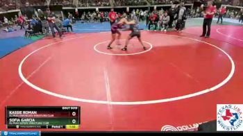 Round 4 - Kassie Roman, El Paso Enforcers Wrestling Club vs Sofia Garcia, El Paso Supers Wrestling Club