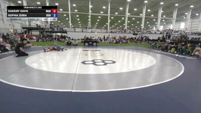95 lbs Kassidy Davis, Washington J vs Sophia Zubia, California Gold J