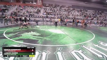 83 lbs Cons. Round 5 - Kenichi Dominguez, Team Aggression WC vs Landon Cearns, Hermiston Wrestling