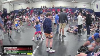 75 lbs Quarterfinal - Carter Duckett, River Bluff Youth Wrestling vs Gennaro Patacca, KC Elite Training Center