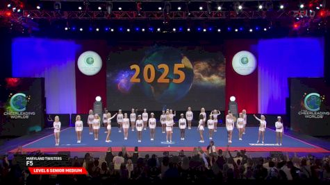 Maryland Twisters - F5 [2025 L6 Senior Medium Semis] 2025 The Cheerleading Worlds