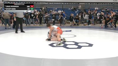 82 lbs Semis - Cruz Peterson, Team Donahoe Wrestling Club vs Wyatt Eure, Charger Wrestling Club