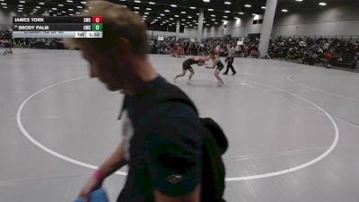 144 lbs Champ. Rd Of 64 - Brody Palm, Cornhusker Wrestling Club vs James York, Silverback Wrestling Club