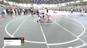 130 lbs Rr Rnd 1 - Joseph Zuccarini, Nevada Elite vs Mathius Garza, Inland Elite