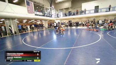 80 lbs Round 2 - Xavier Paredes, Westlake vs Traysten Fenner, Davis Wrestling Club