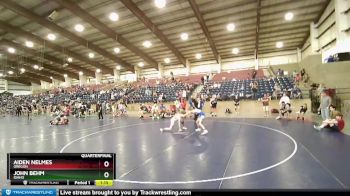 106 lbs Quarterfinal - John Behm, Idaho vs Aiden Nelmes, Oregon