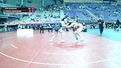 131 lbs Semis & 3rd Wb (16 Team) - Jade Morales, Southern Oregon University vs Andrea Hernandez, Indiana Tech