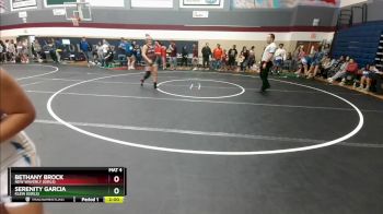 165 lbs Round 2 - Bethany Brock, New Waverly (Girls) vs Serenity Garcia, Klein (Girls)