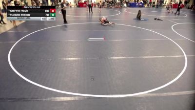 10U - 71 lbs Quarters - Tucker Svedin, Zimmerman Wrestling Club vs Griffin Pilon, Monticello Wrestling Club