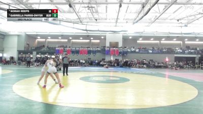 114 lbs 3rd Place - Norah Reeps, Haddam-Killingworth vs Gabriella Parris-Dwyer, Maloney