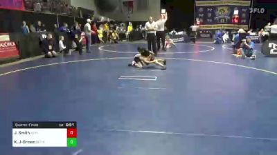 55 lbs Quarterfinal - Josephine Smith, Keystone Oaks vs Kailynn Juma-Brown, Bethlehem