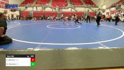 120 lbs Rr Rnd 4 - Ethyn Barlow, Choctaw Ironman vs Abimael Cansino, OKC Saints Wrestling