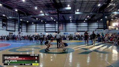 85 lbs Cons. Semi - Dylan Collier, Pit Bull Wrestling Academy vs Jack Aponte, RAW