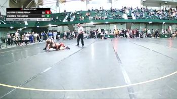 125 lbs Cons. Round 3 - Carter Cichocki, GVSU vs Austin Zimmerman, Edinboro