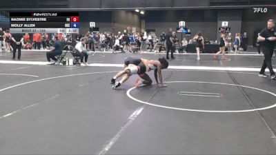124 lbs Quarterfinal - Naomie Sylvestre, Friends University vs Molly Allen, Oklahoma State University