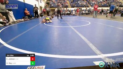 64-70 lbs Rr Rnd 2 - Ella Jabben, Caney Valley Wrestling vs Hadleigh Ray, Lawrence Elite